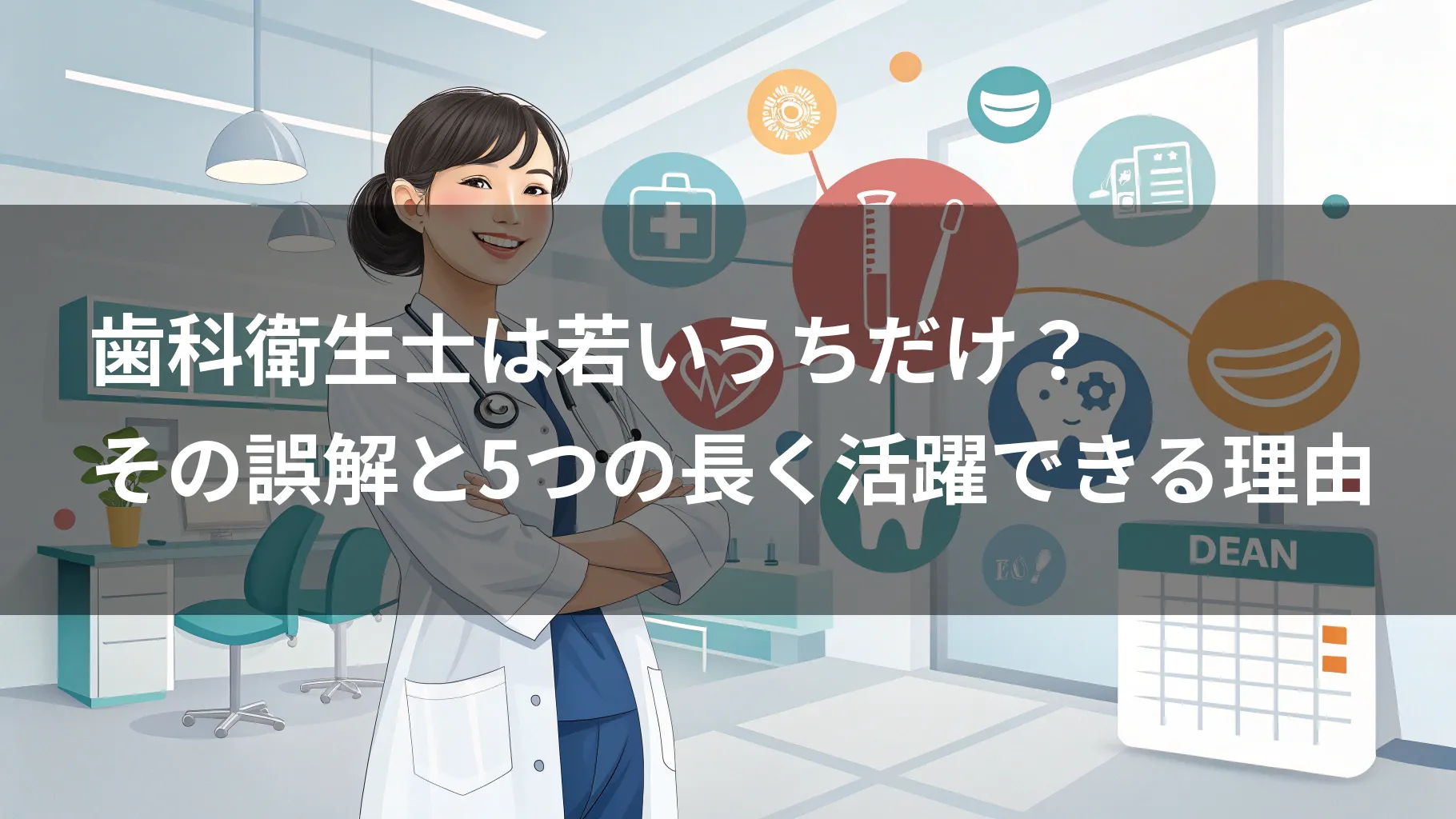歯科衛生士は若いうちだけ?|その誤解と5つの長く活躍できる理由