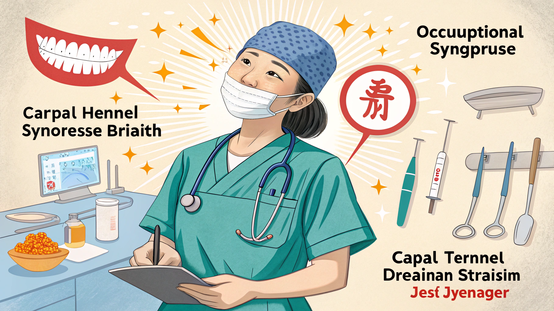 歯科衛生士の日常生活に現れる職業病の数々